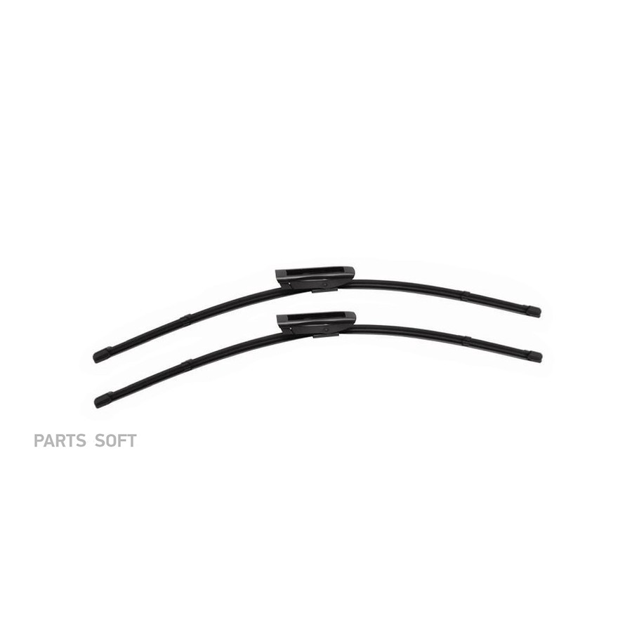 Щетка стеклоочистителя бескаркасная (600/450 мм) "AVS" Extra Line (RENAULT Megane II, Symbol) (2 шт. - AVS None None